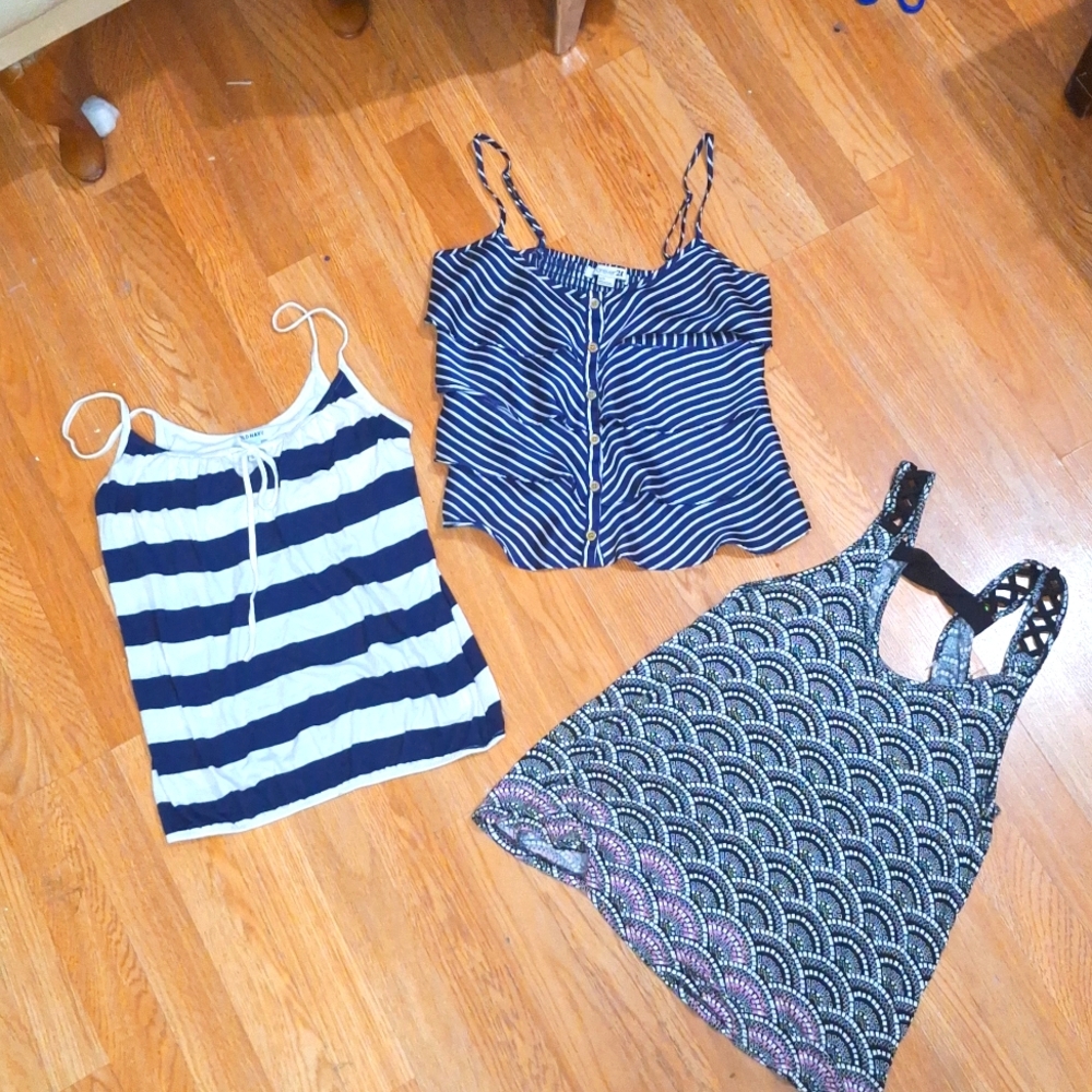 Size Small Tank Tops From Forever 21 and Old Navy-$5 each or $10 for all 3